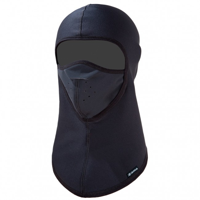 Balaclava de lã Kama, preto