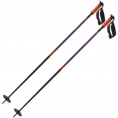 Bastoncini da sci Salomon Hacker S3, nero/arancio
