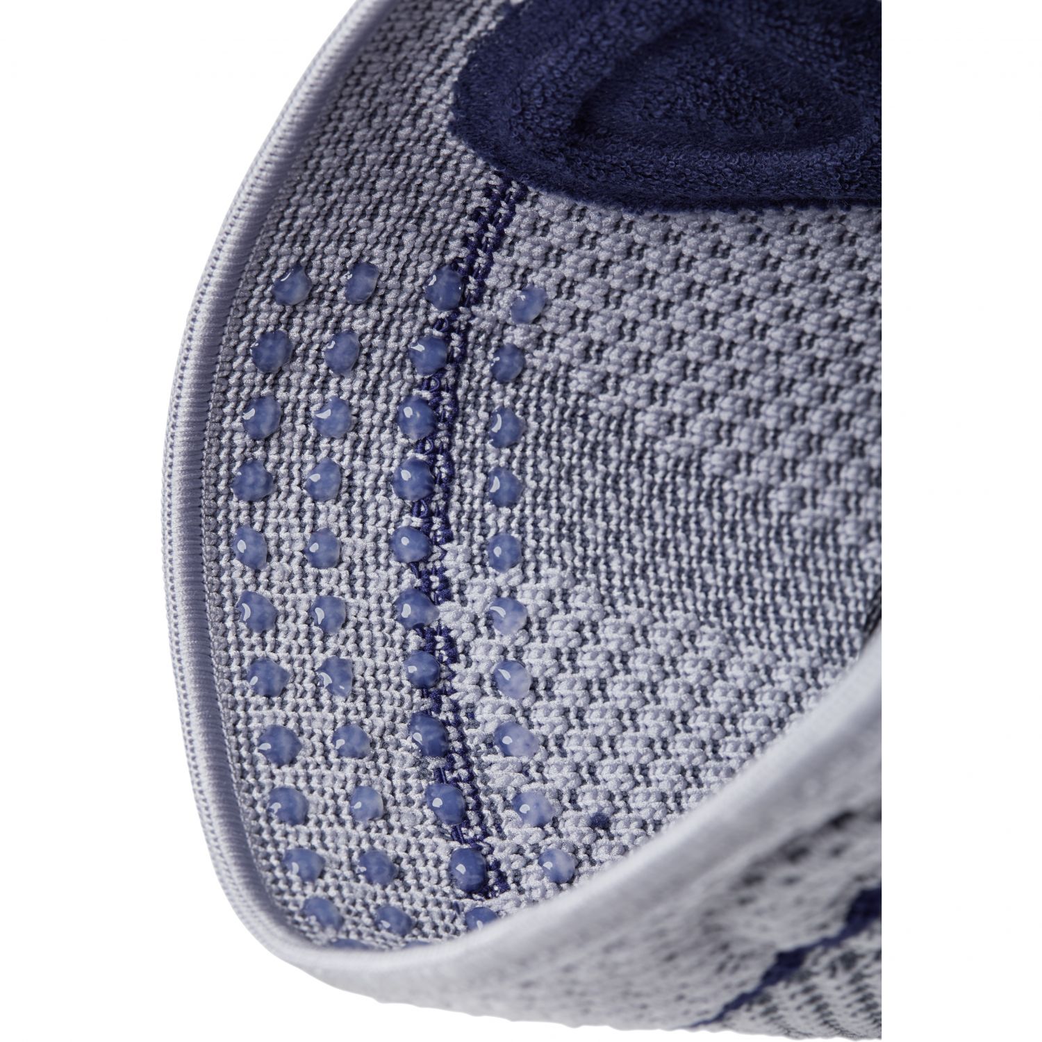 Bauerfeind GenuTrain 8, ginocchiera con silicone, blu
