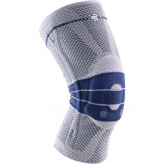 Bauerfeind GenuTrain 8, joelheira com silicone, azul