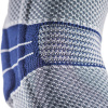Bauerfeind GenuTrain 8, knæbandage w. silicone band, titan