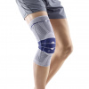 Bauerfeind GenuTrain 8, knæbandage w. silicone band, titan