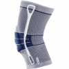 Bauerfeind GenuTrain 8, knæbandage w. silicone band, titan