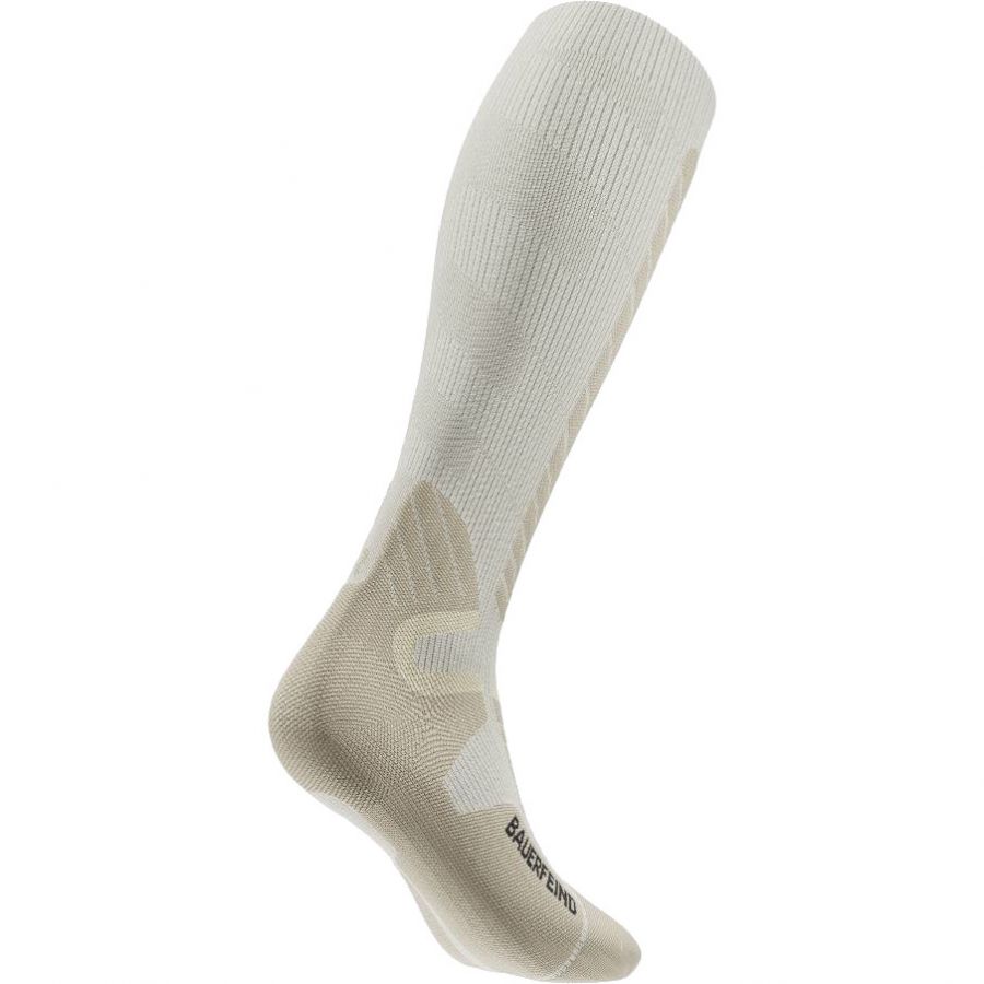 Bauerfeind Ski Alpine, compression socks, women, beige