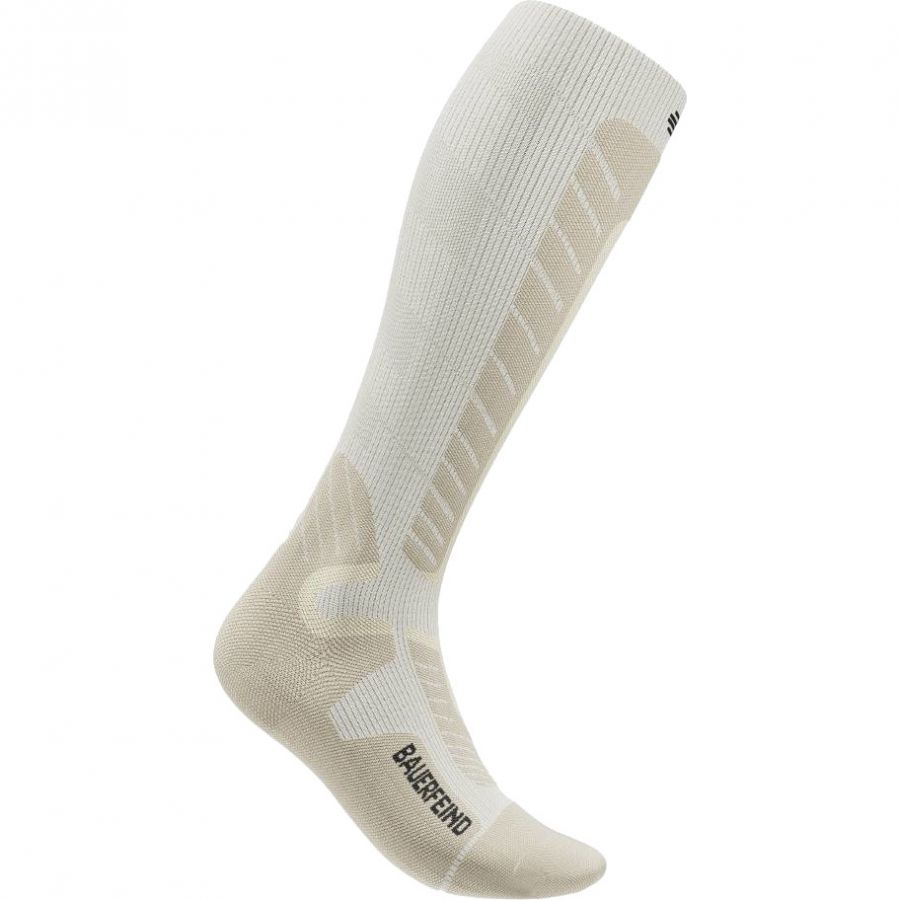Bauerfeind Ski Alpine, compression socks, women, beige