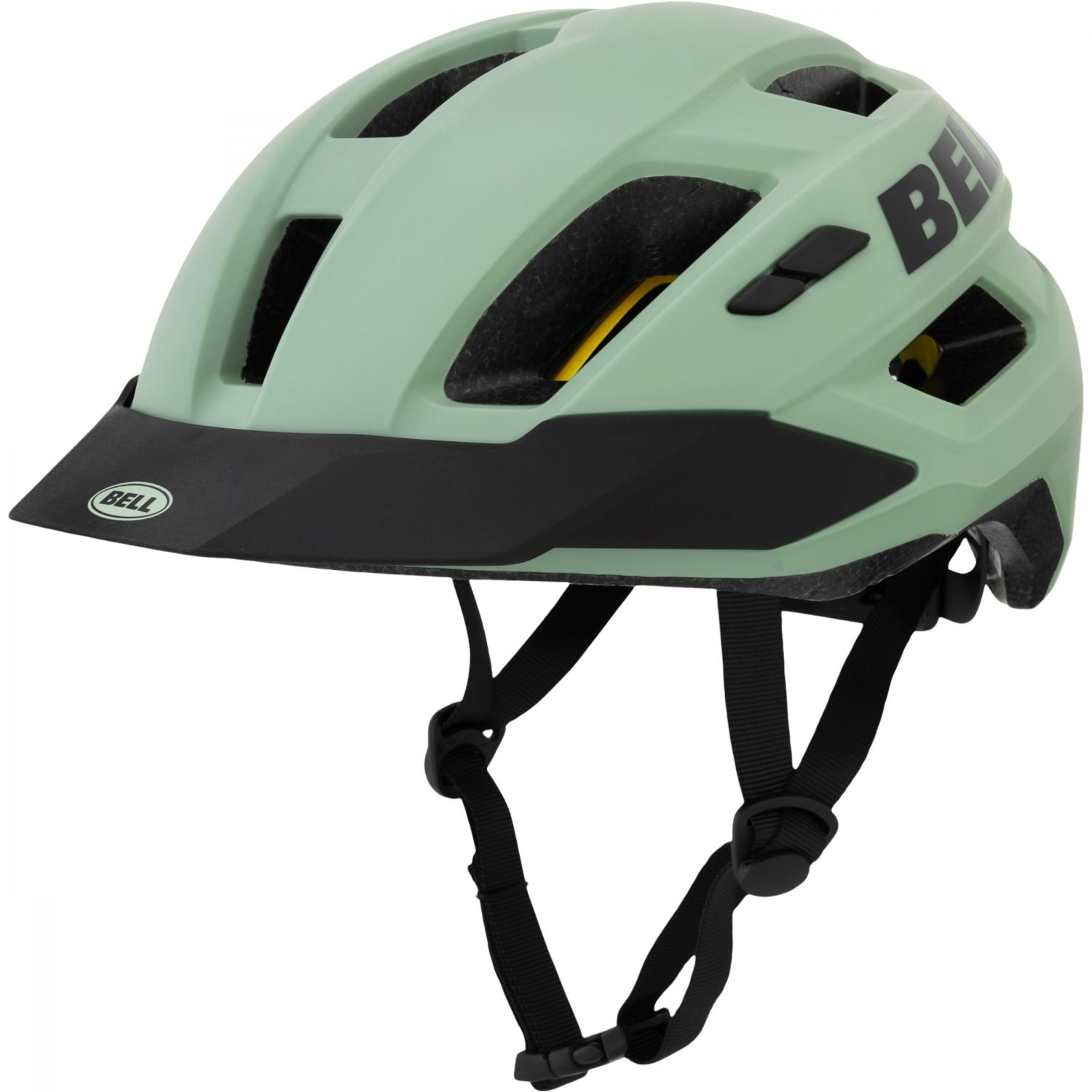 Bell Kick LED Mips, capacete de bicicleta, verde