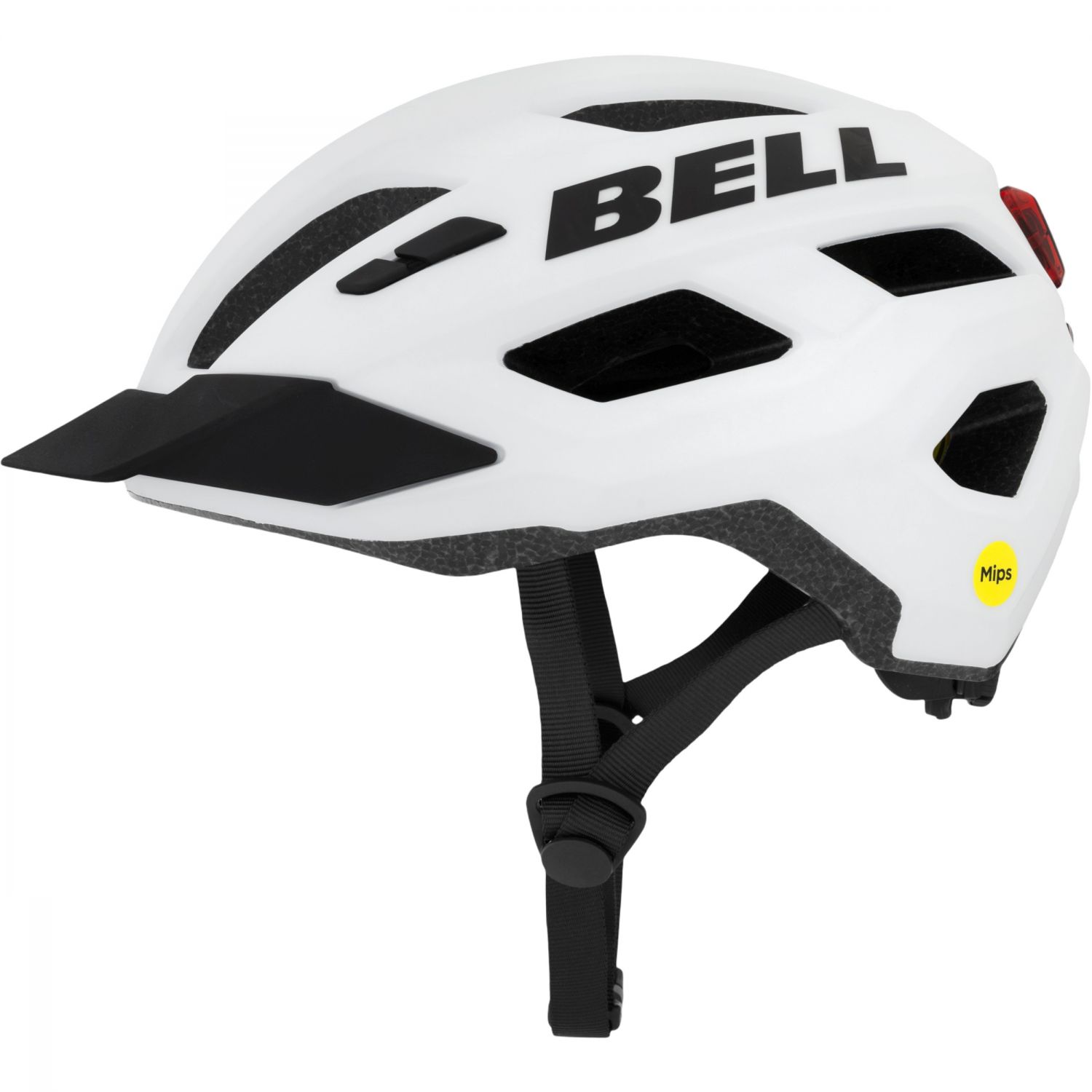 Bell Kick LED Mips, cyklistická prilba, biela