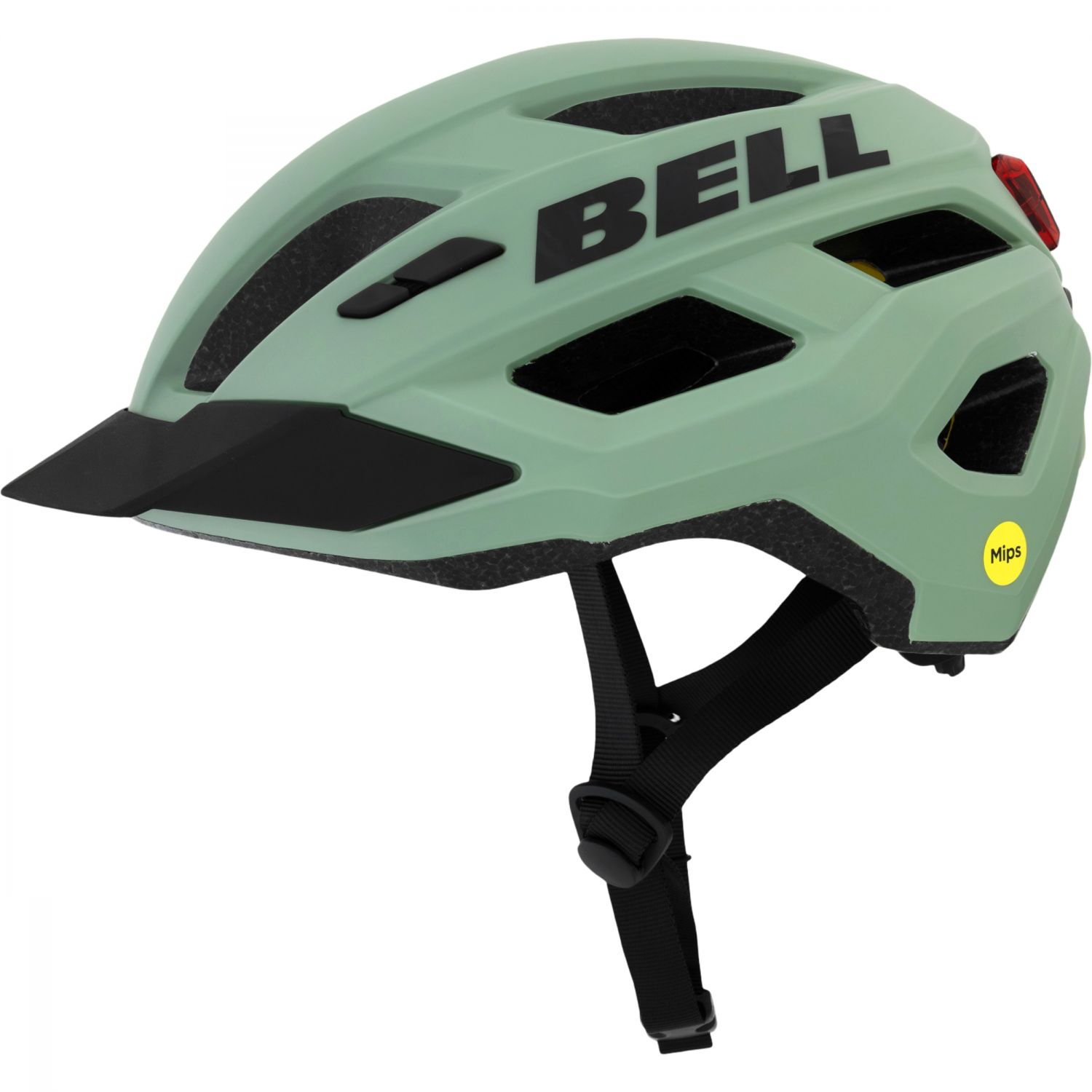 Bell Kick LED Mips, cyklistická prilba, zelená