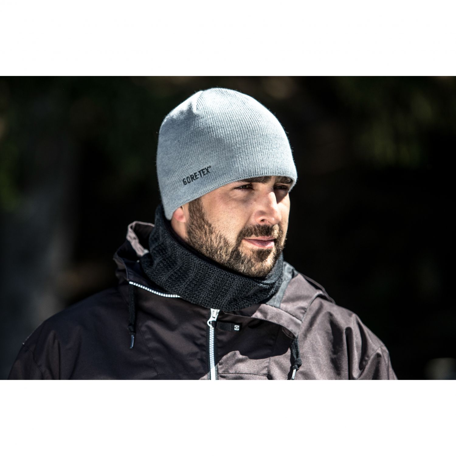 Berretto in maglia Kama con Gore-Tex, grigio
