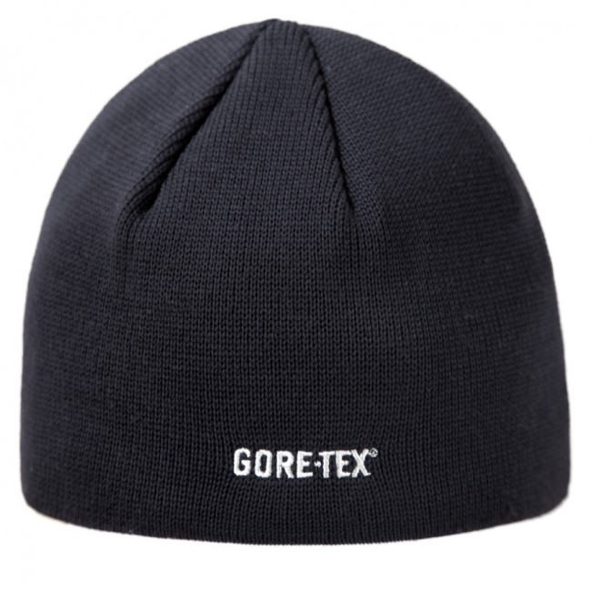 Berretto in maglia Kama con Gore-Tex, nero