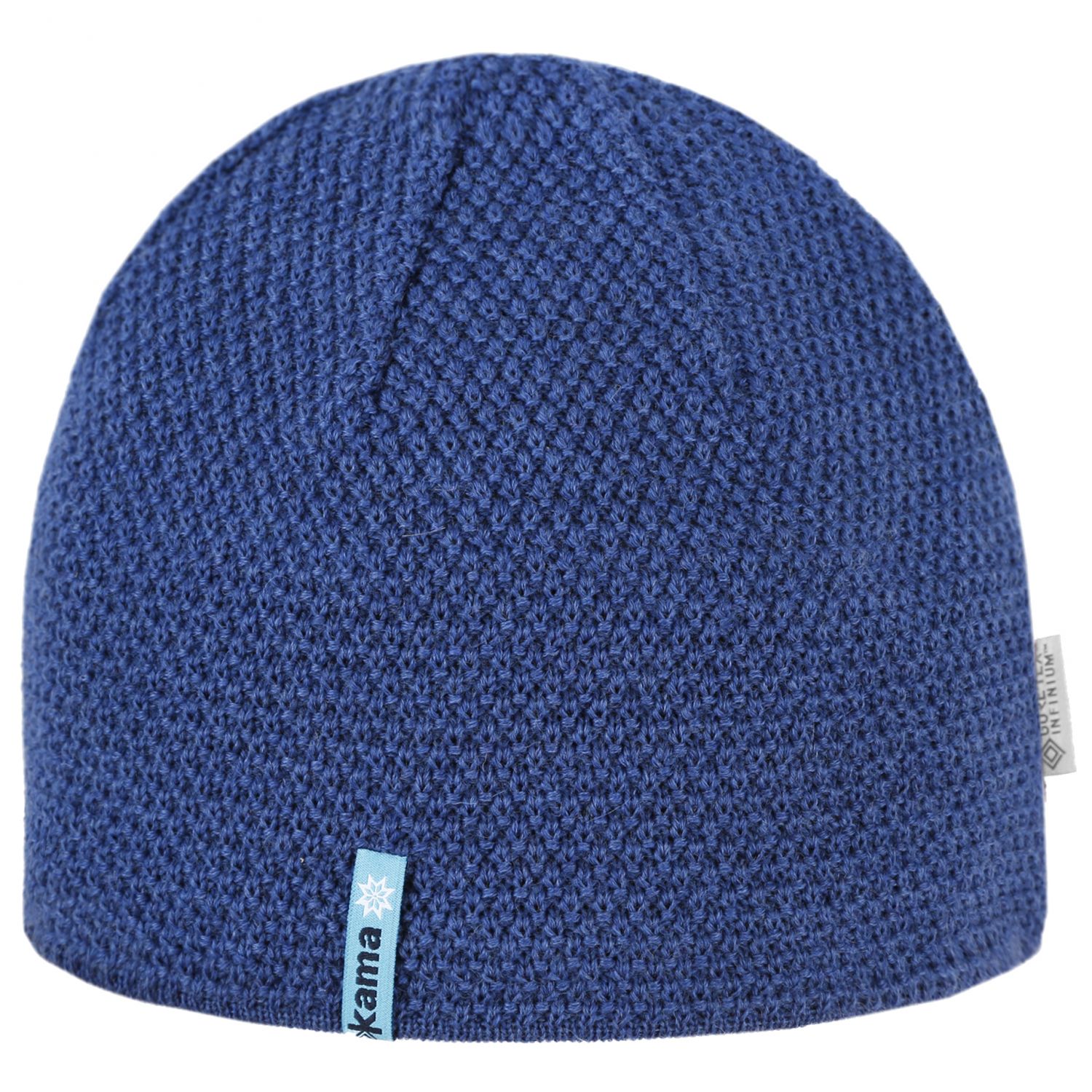 Berretto in maglia Kama, Gore Windstopper, blu