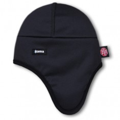 Berretto Kama con copriorecchie, nero