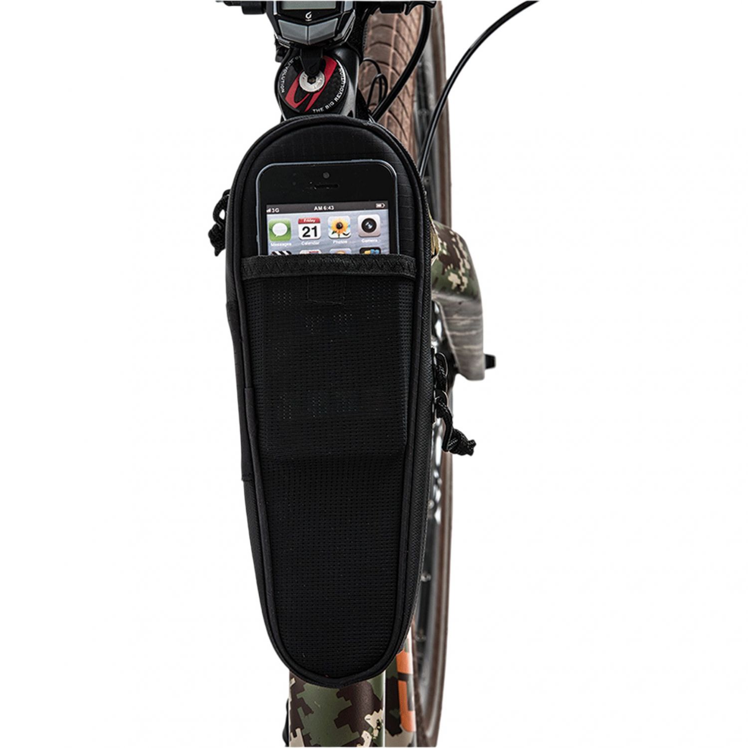Blackburn Outpost Elite Top Tube, 0,5 l, brašna na brodítko, čierna