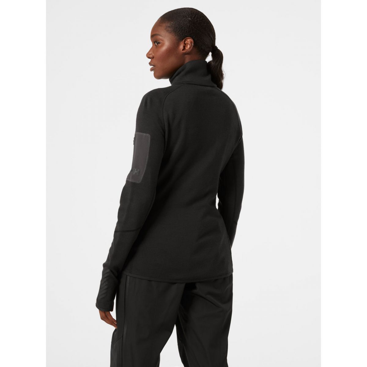 Helly Hansen Lifa Merino Midlayer, bluza, damska, czarna