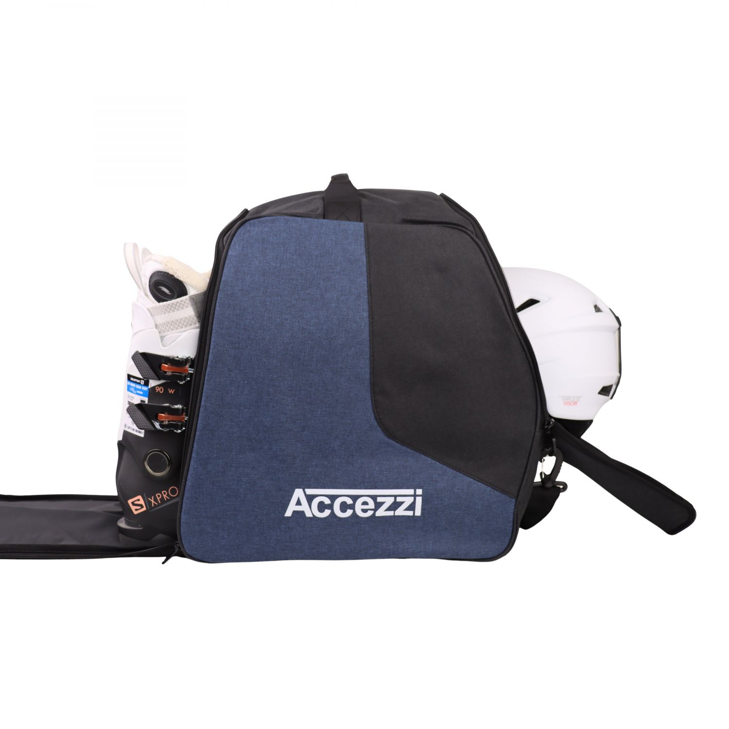 Borsa porta stivali e porta casco Accezzi, navy