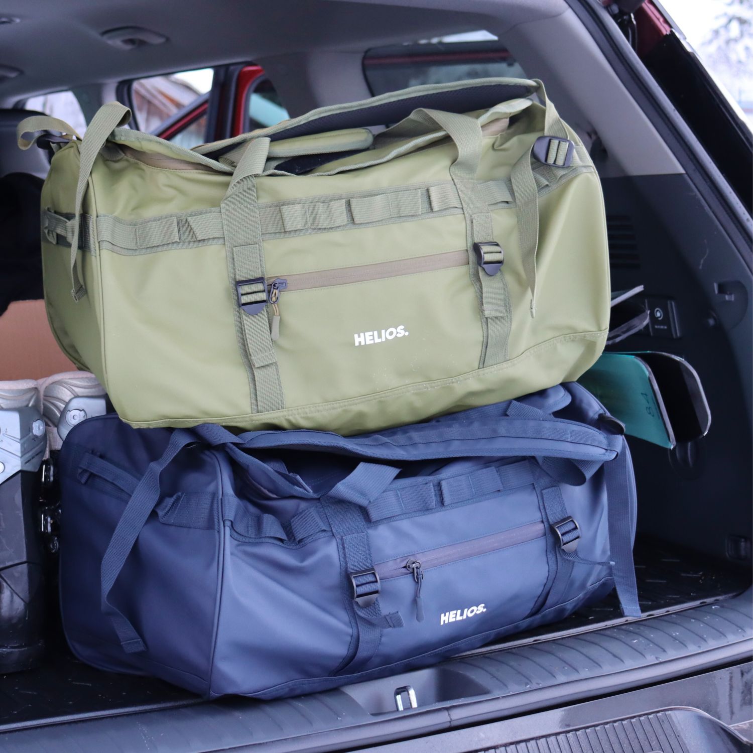 Borsone Helios Adventure, 60L, verde scuro