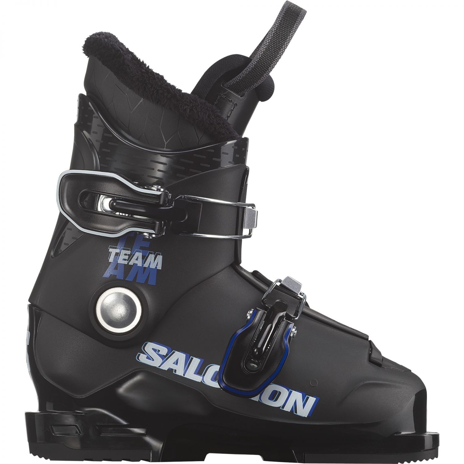 Botas de esqui Salomon Team T2, júnior, preto/azul/branco
