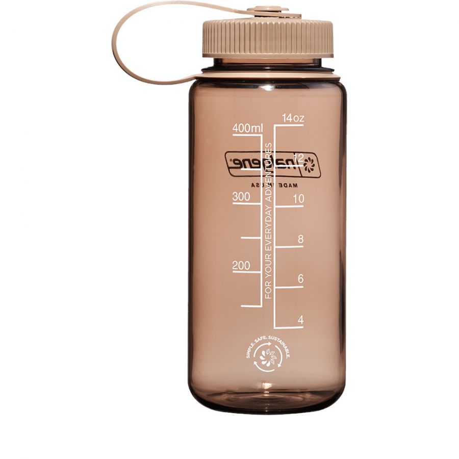 Botella Nalgene de boca ancha, 500 ml, moca