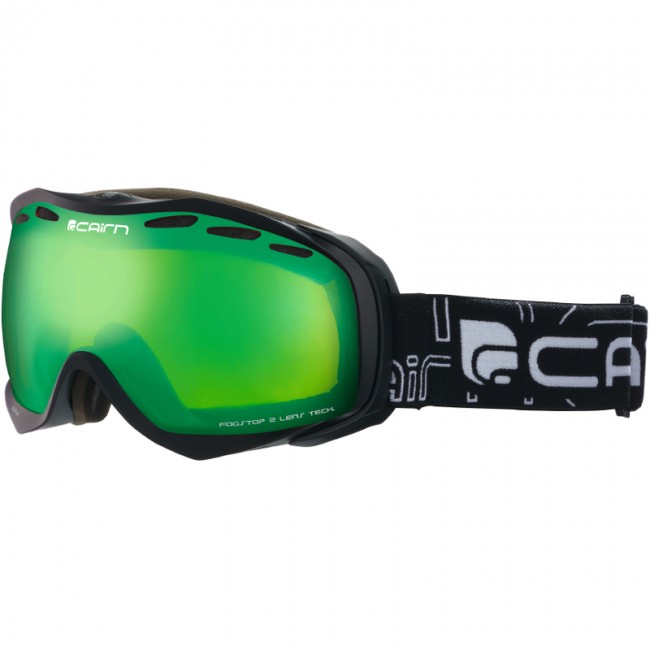 Cairn Alpha, ski bril, zwart groen