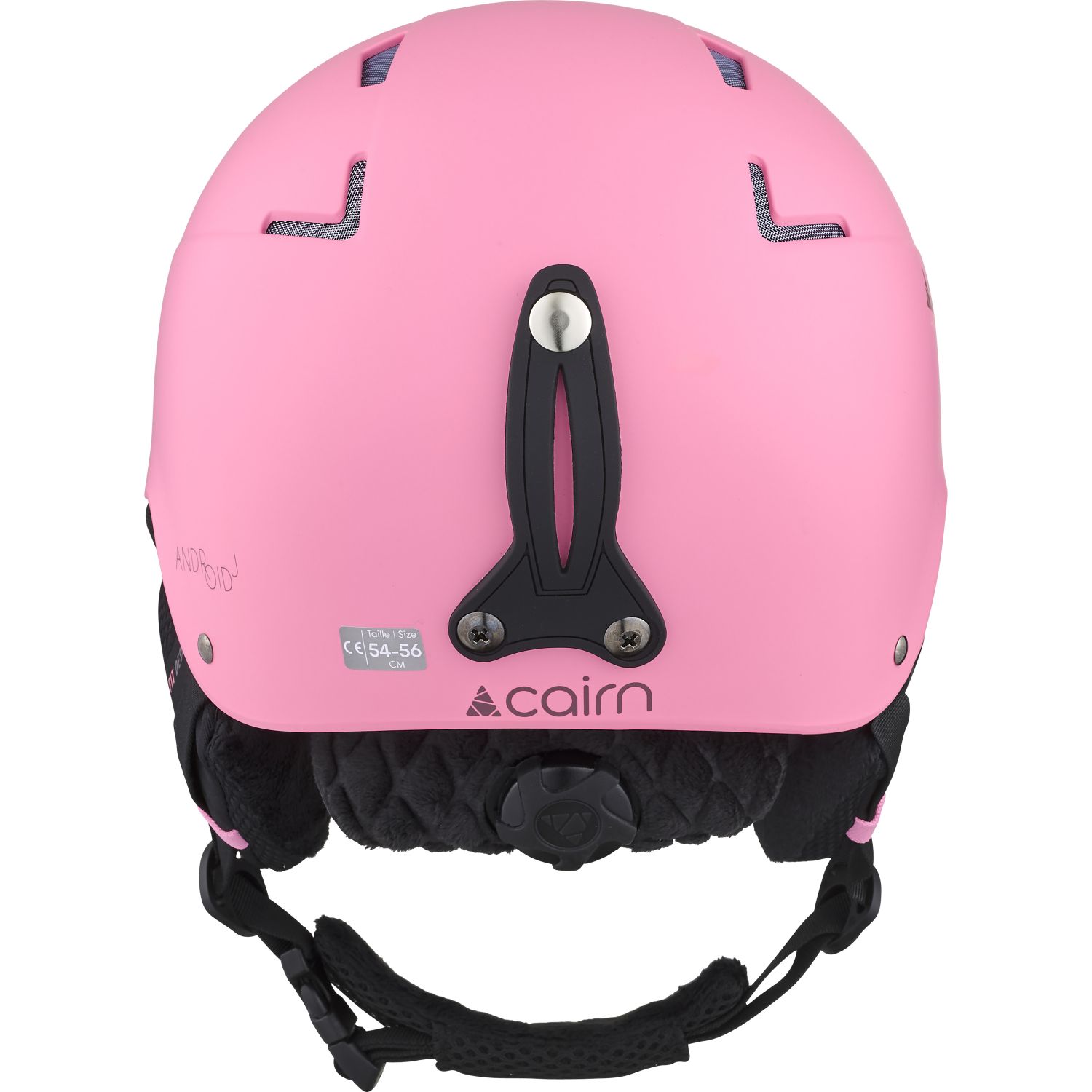 Cairn Android J, Skihjelm, Junior, Mat Pink