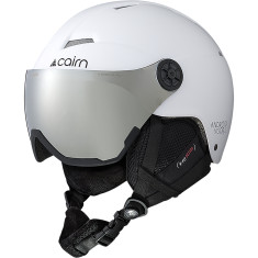 Cairn Android Visor, casque de ski avec visière, junior, blanc