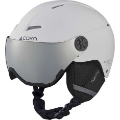 Cairn Android Visor, laskettelukypärä visiirillä, valkoinen