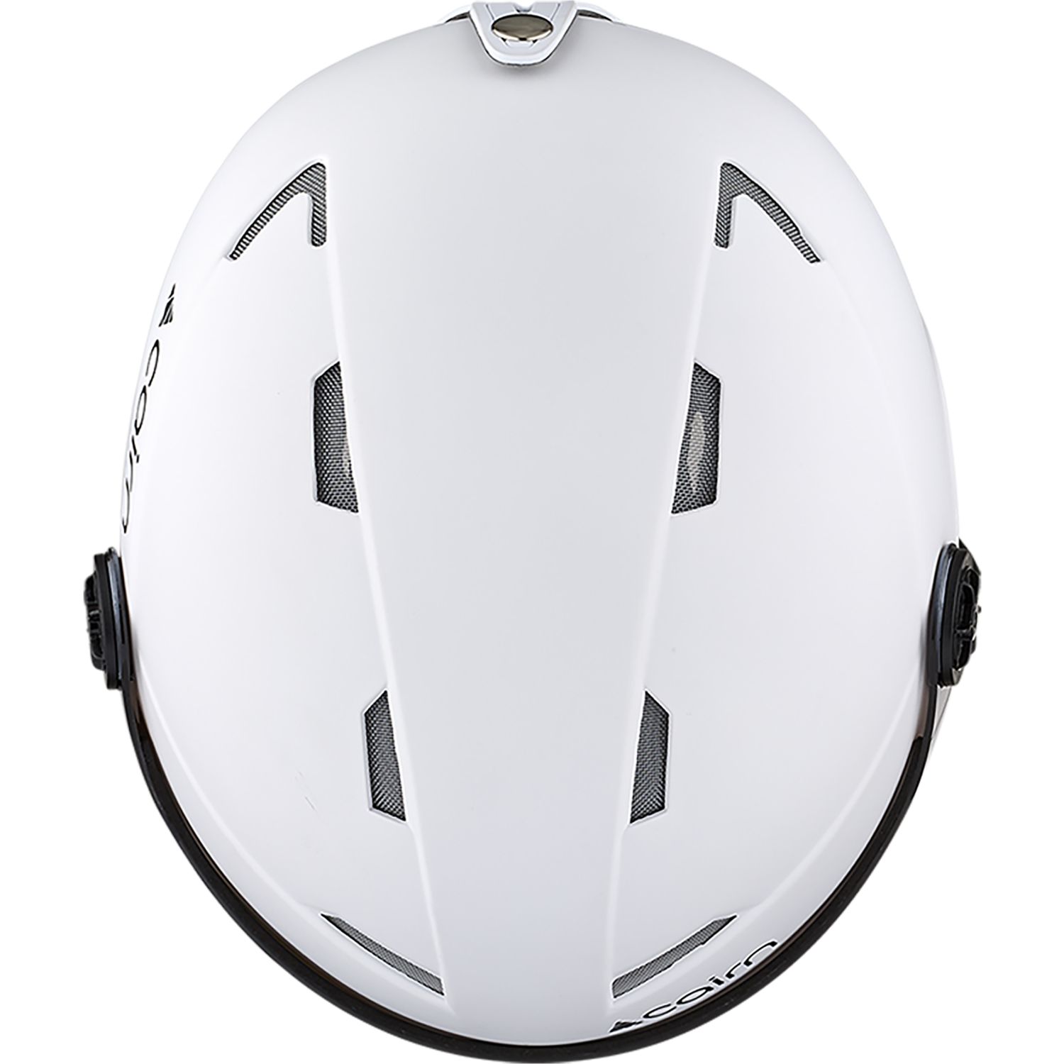 Cairn Android Visor, lyžařská helma s hledím, junior, bílá