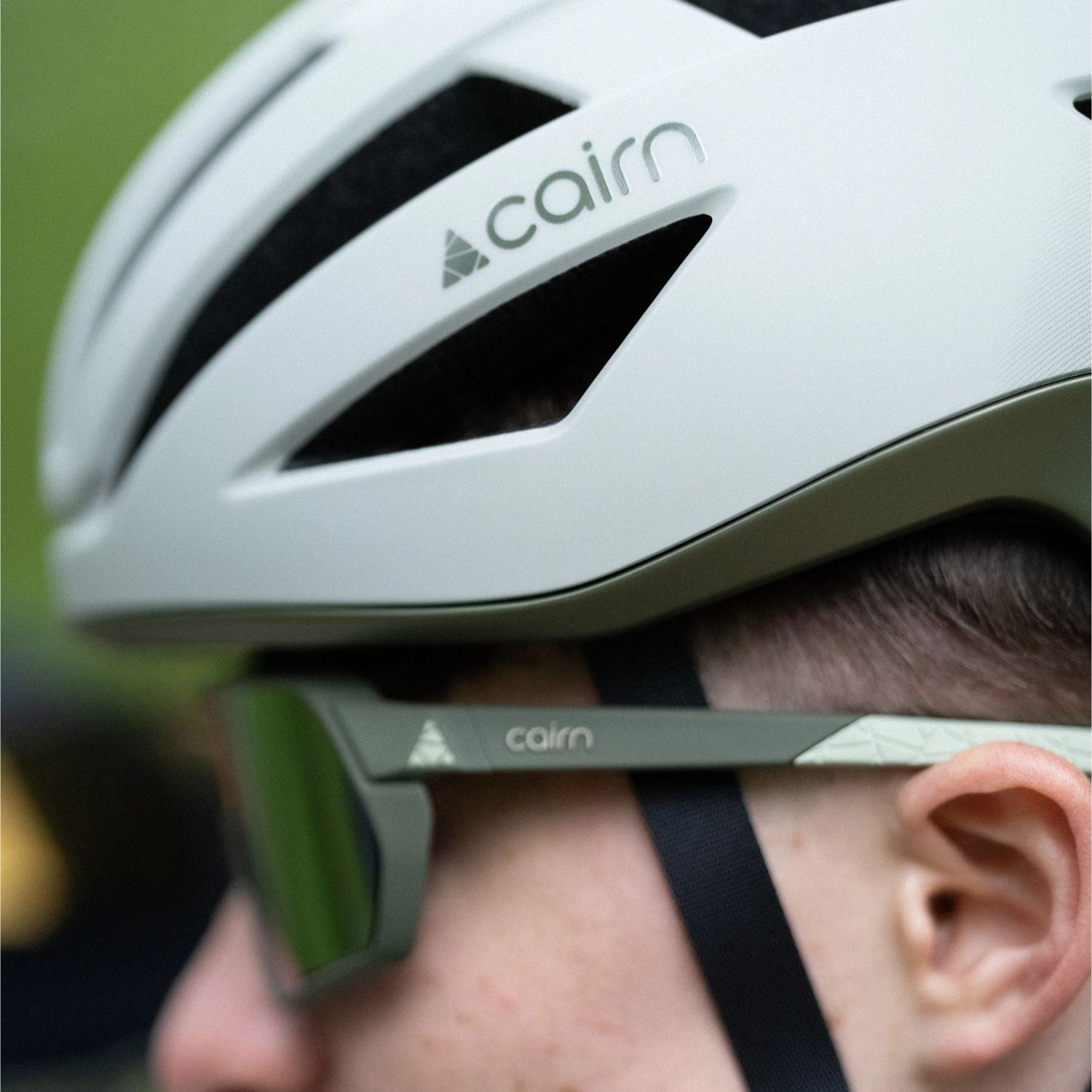 Cairn Atom, Fahrradhelm, grün