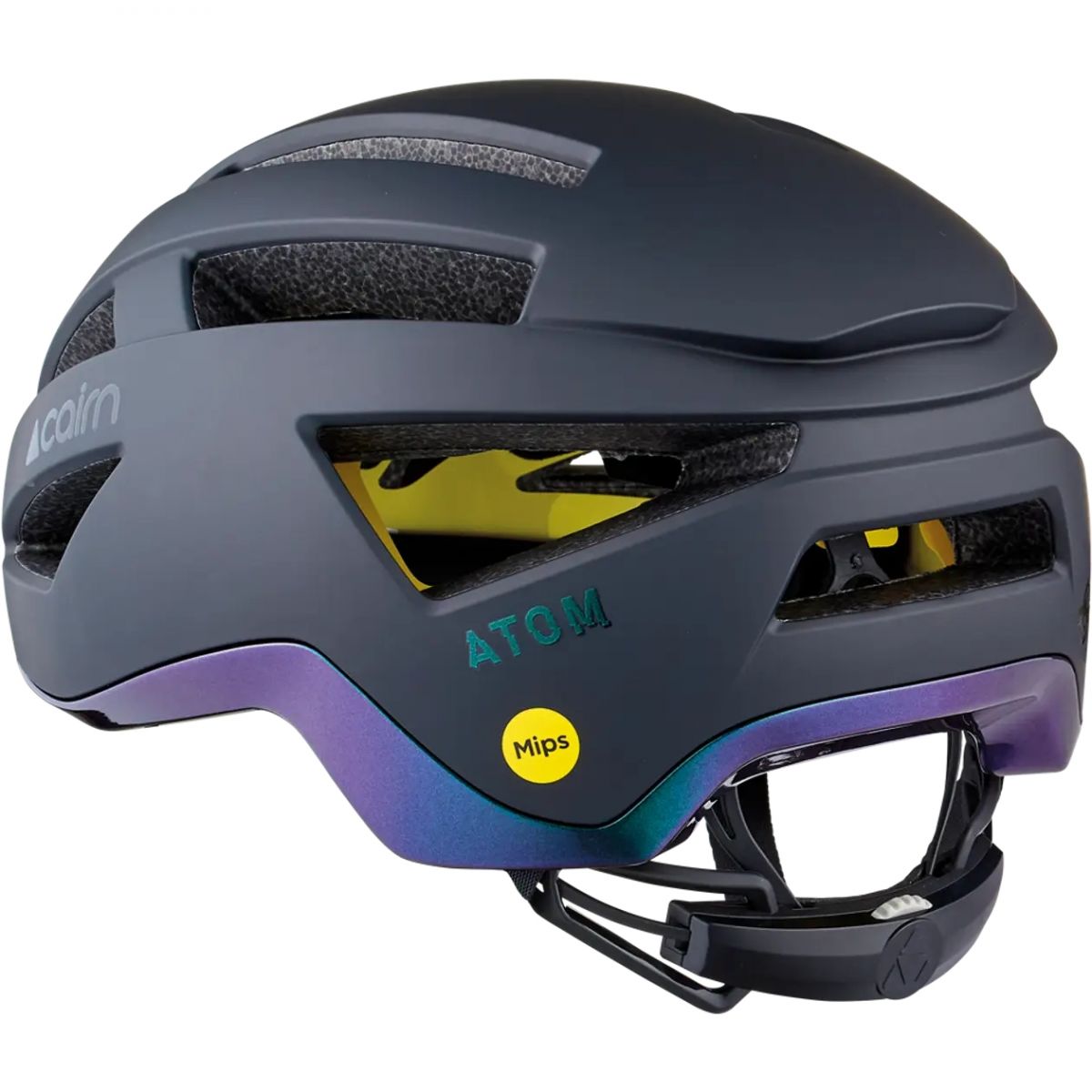 Cairn Atom MIPS, cykling helmet, mat black cameleon