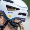 Cairn Atom MIPS, cykling helmet, shiny white cameleon