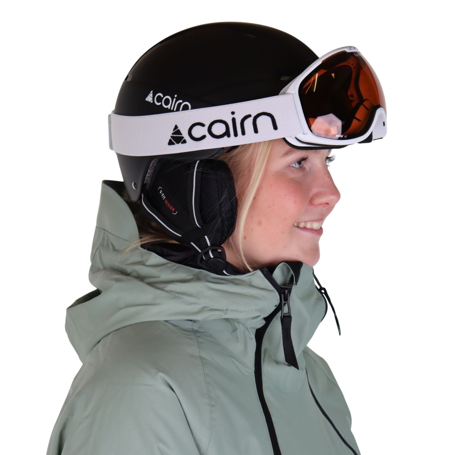 Cairn Blaze, ski goggles, shiny white
