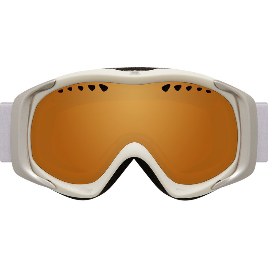 Cairn Booster Photochromic, lunettes de ski, junior, mat blanc/argent