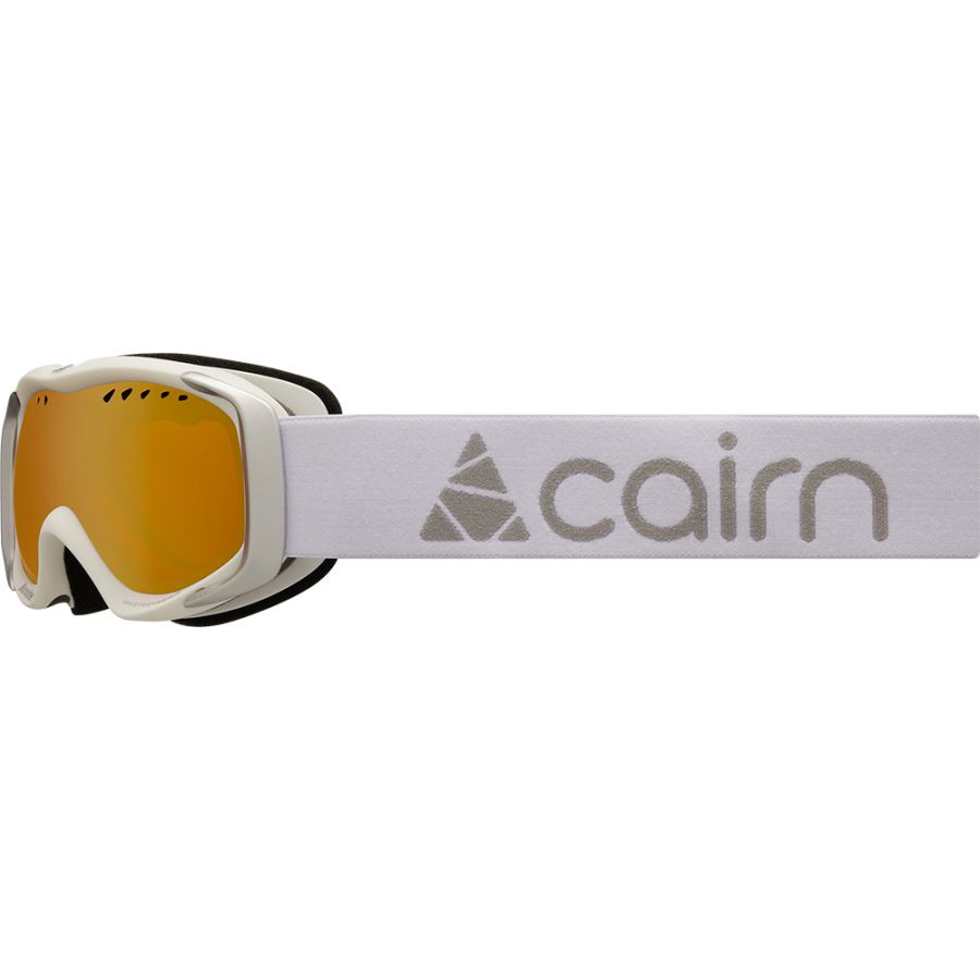 Cairn Booster Photochromic, Skibriller, Junior, Mat White Mat Silver