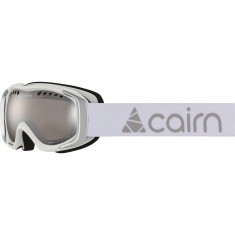 Cairn Booster, skibril, junior, mat wit zilver