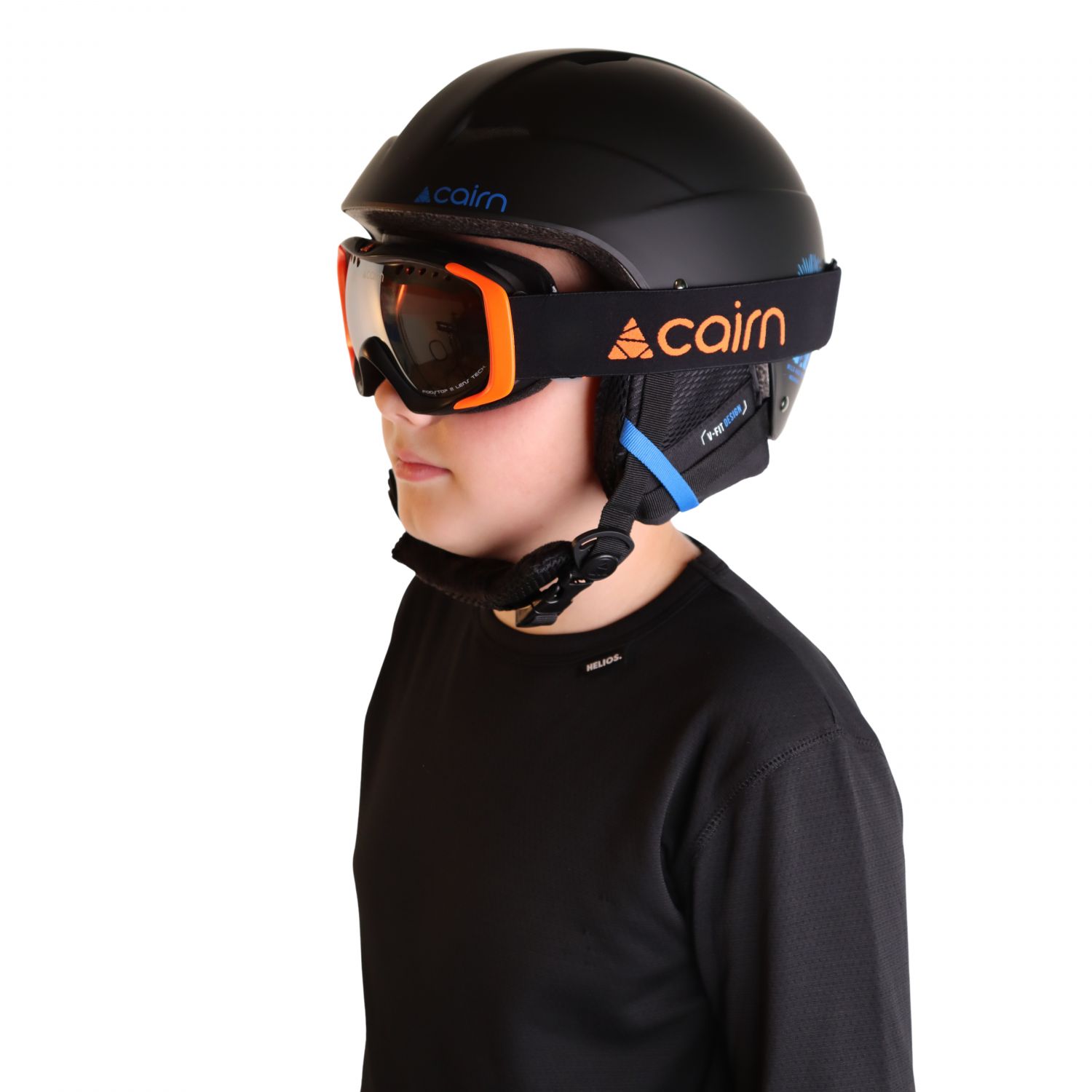 Cairn Booster SPX3000, Skibrille, schwarz/orange