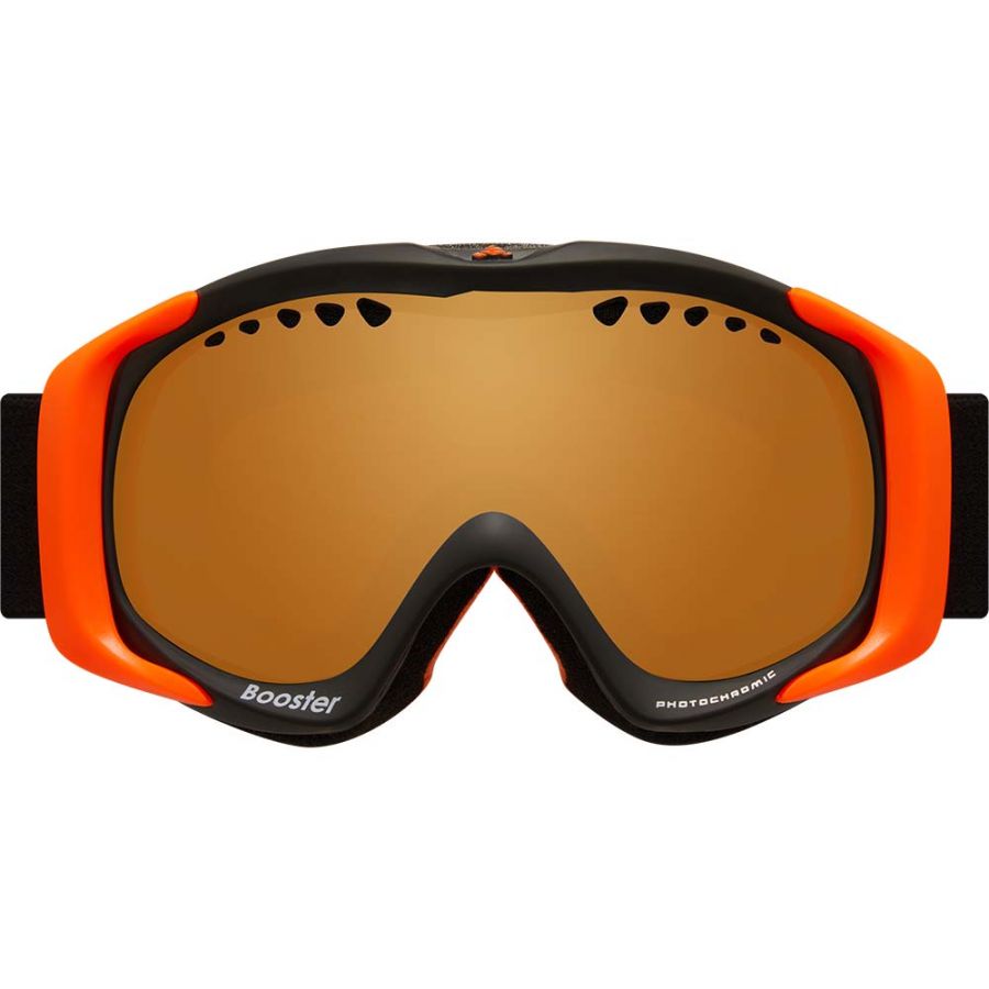 Cairn Booster, Skibriller, Junior, Mat Black Neon Orange