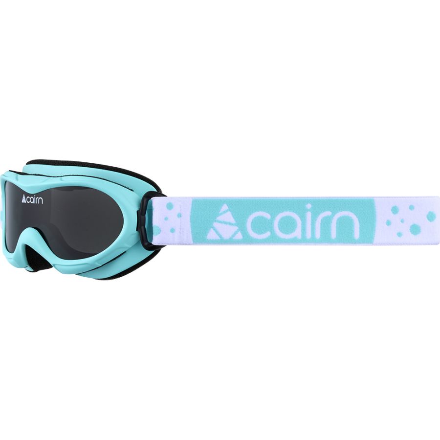 Cairn Bug, lunettes de ski, junior, mat blanc/bleu clair