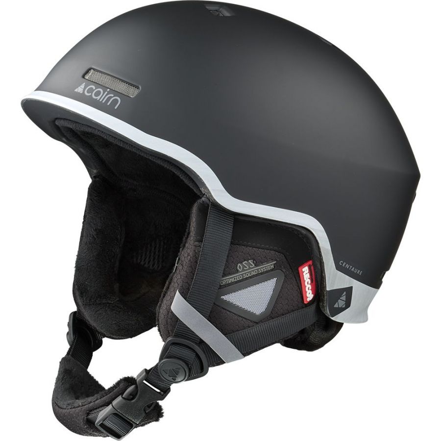 Cairn Centaure Rescue, ski helm, zwart/lichtgrijs