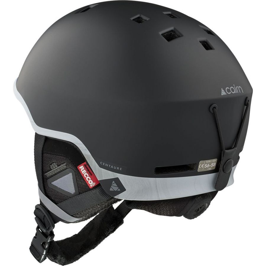 Cairn Centaure Rescue, ski helmet, mat black lava