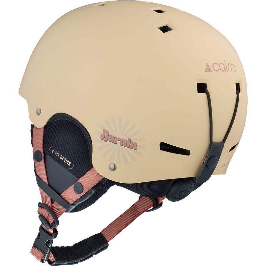 Cairn Darwin, casque de ski, junior, beige