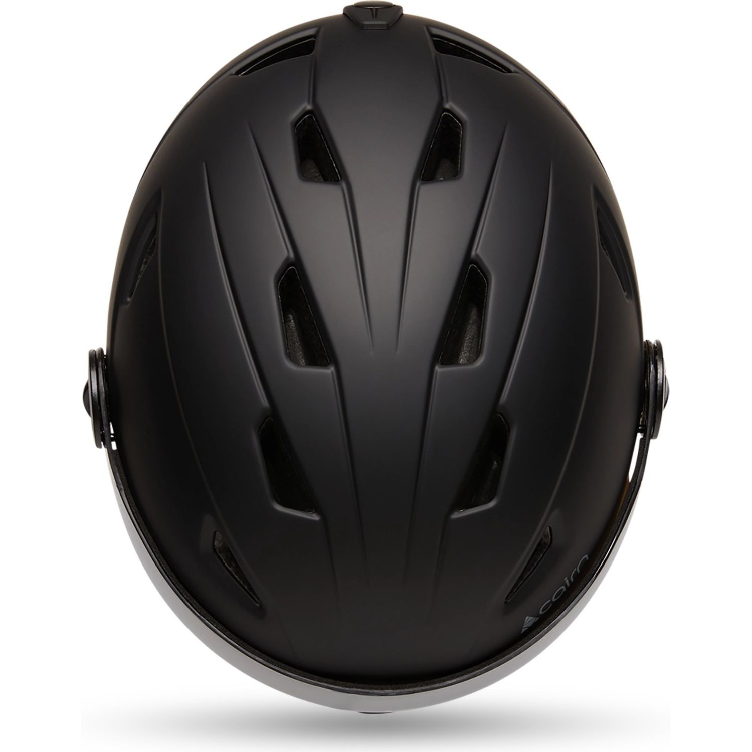 Cairn Electron, skihelm met vizier, mat zwart
