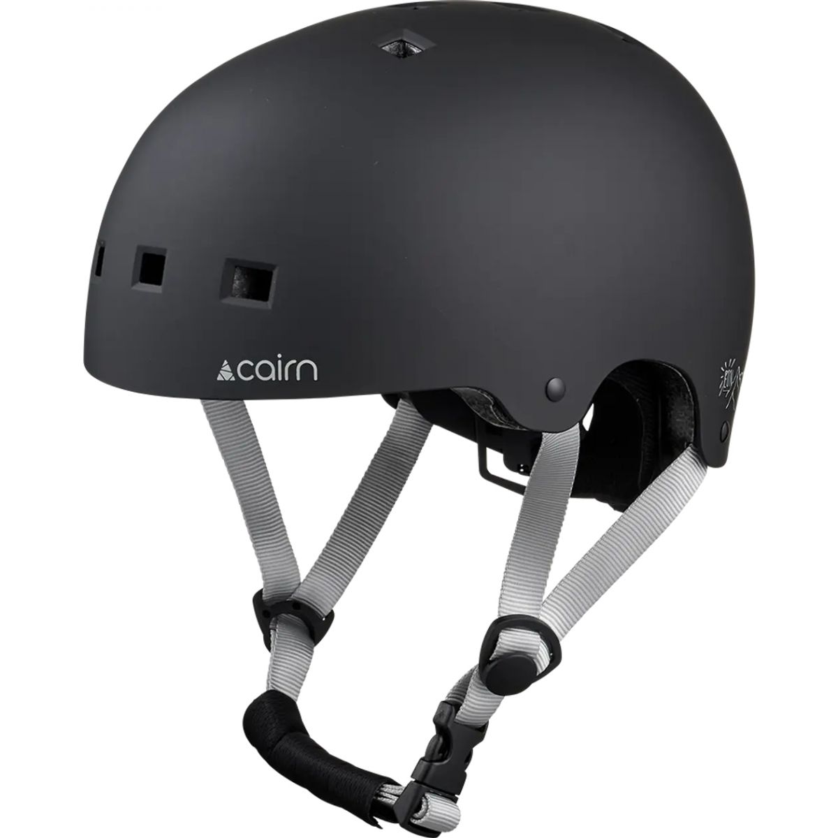 Cairn Eon J, cykling helmet, junior, mat black agate gray