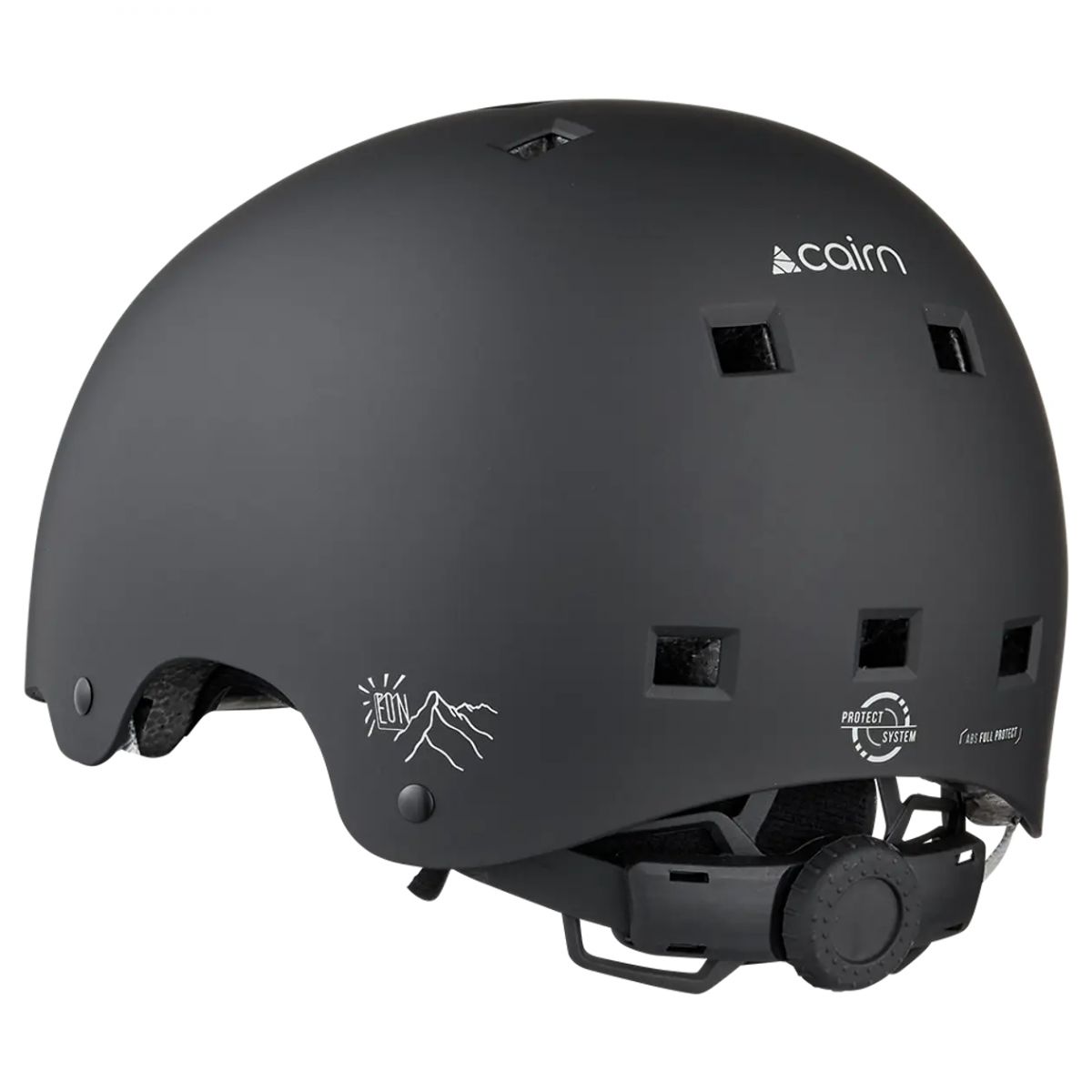 Cairn Eon J, cykling helmet, junior, mat black agate gray