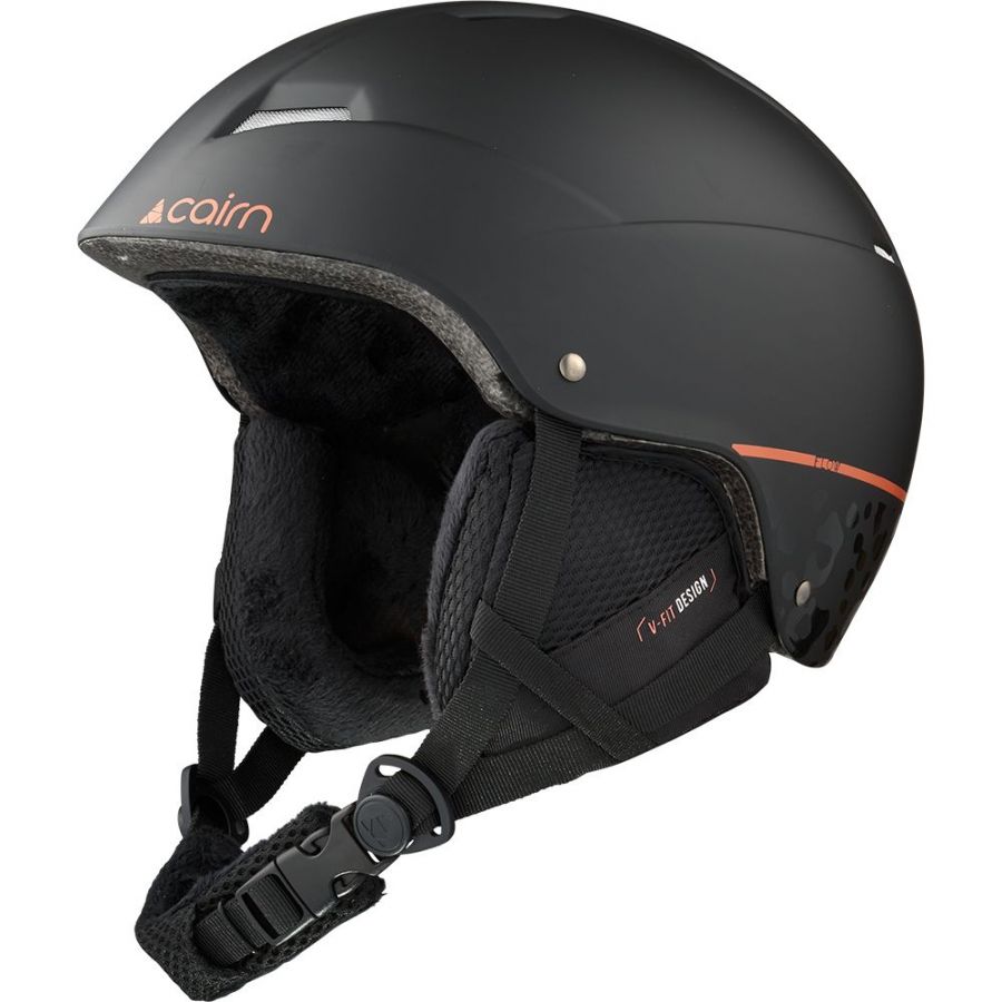 Cairn Flow, ski helm, zwart