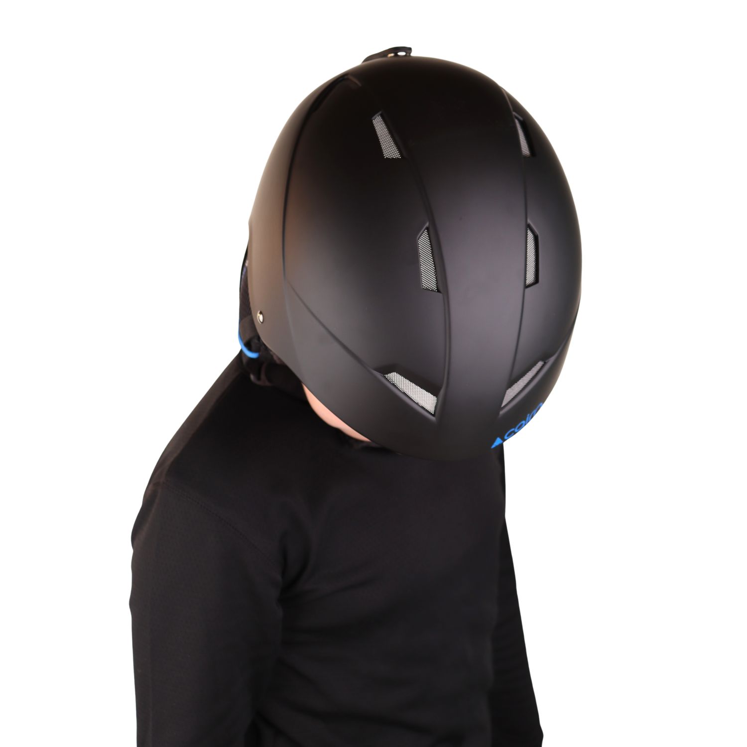 Cairn Flow, ski helmet, junior, mat black blue