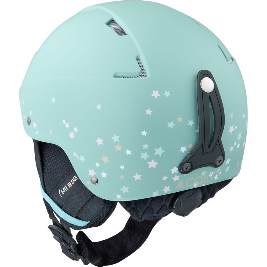 Cairn Flow, ski helmet, junior, mat eucalyptus stars