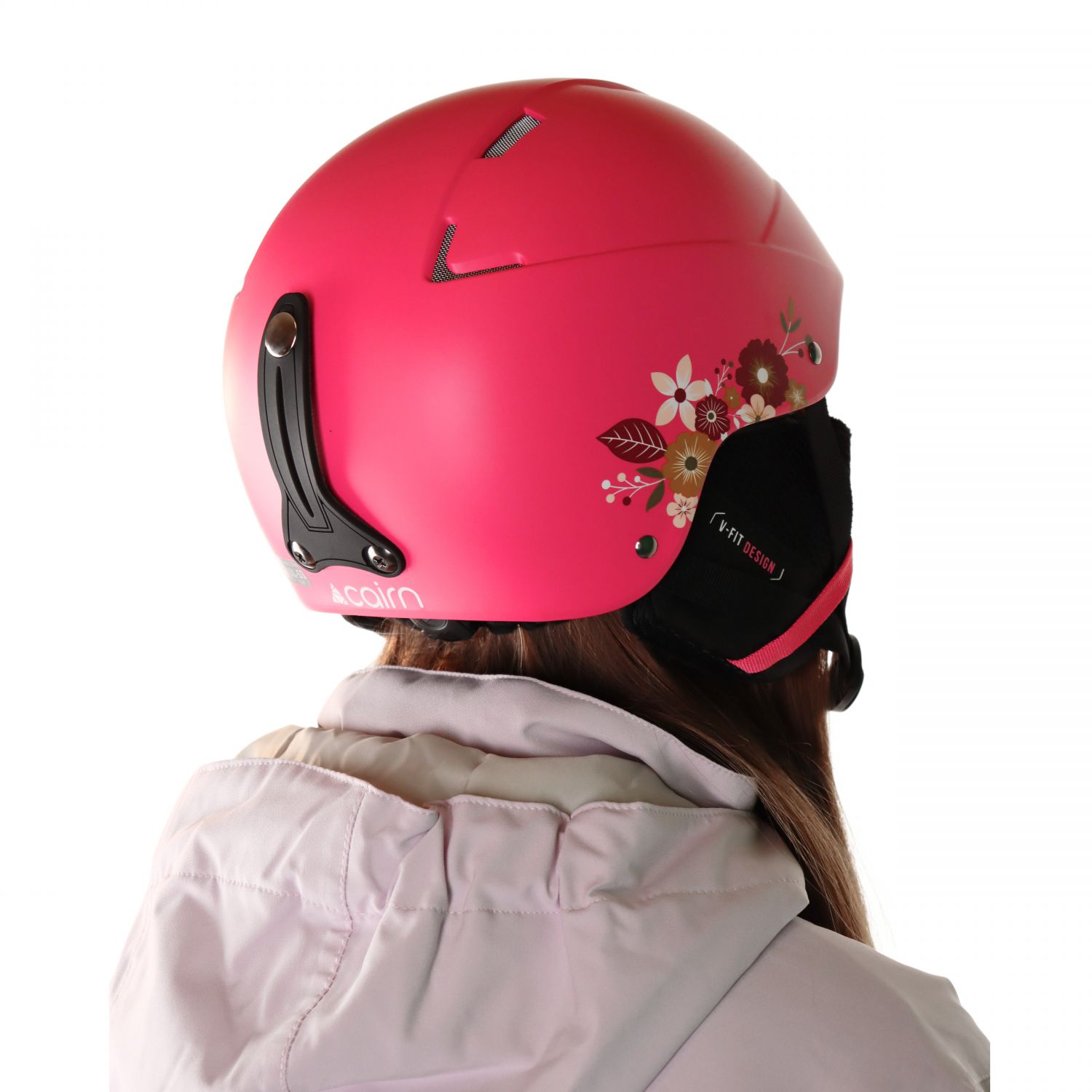 Cairn Flow, ski helmet, junior, mat pink unicorn