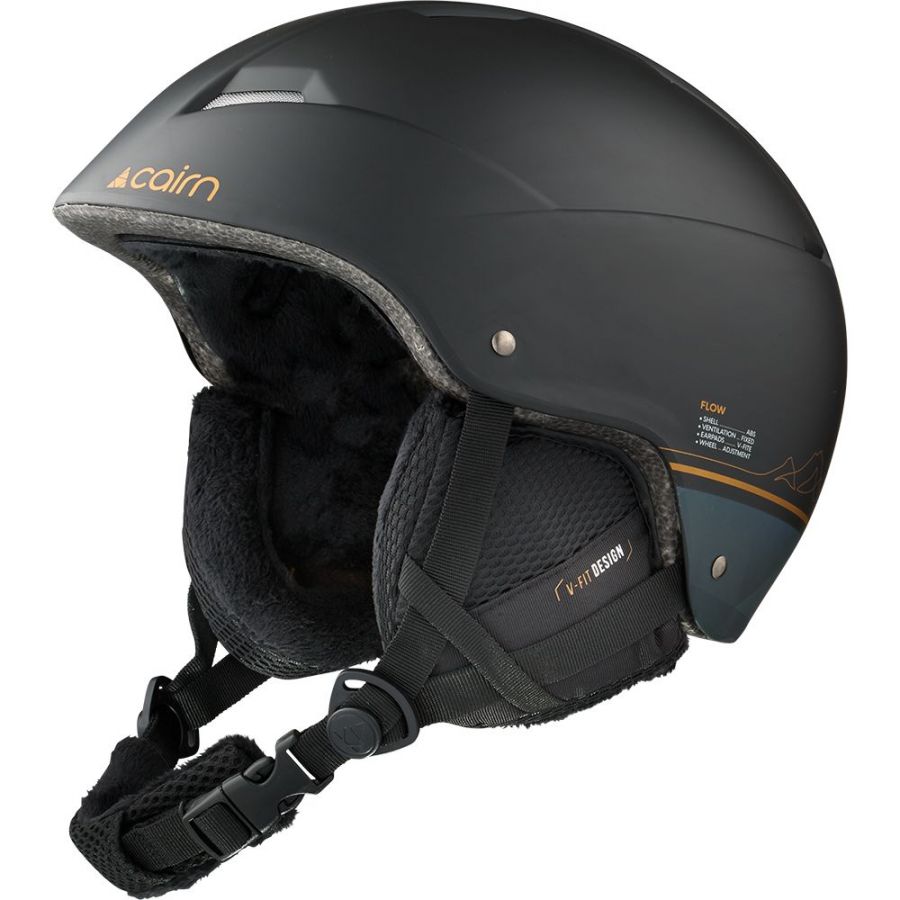 Cairn Flow, ski helmet, mat black copper