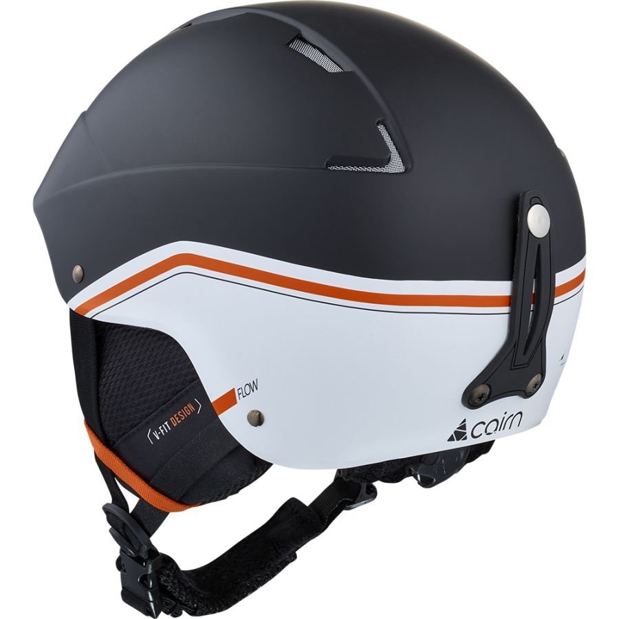 Cairn Flow, ski helmet, mat black racing