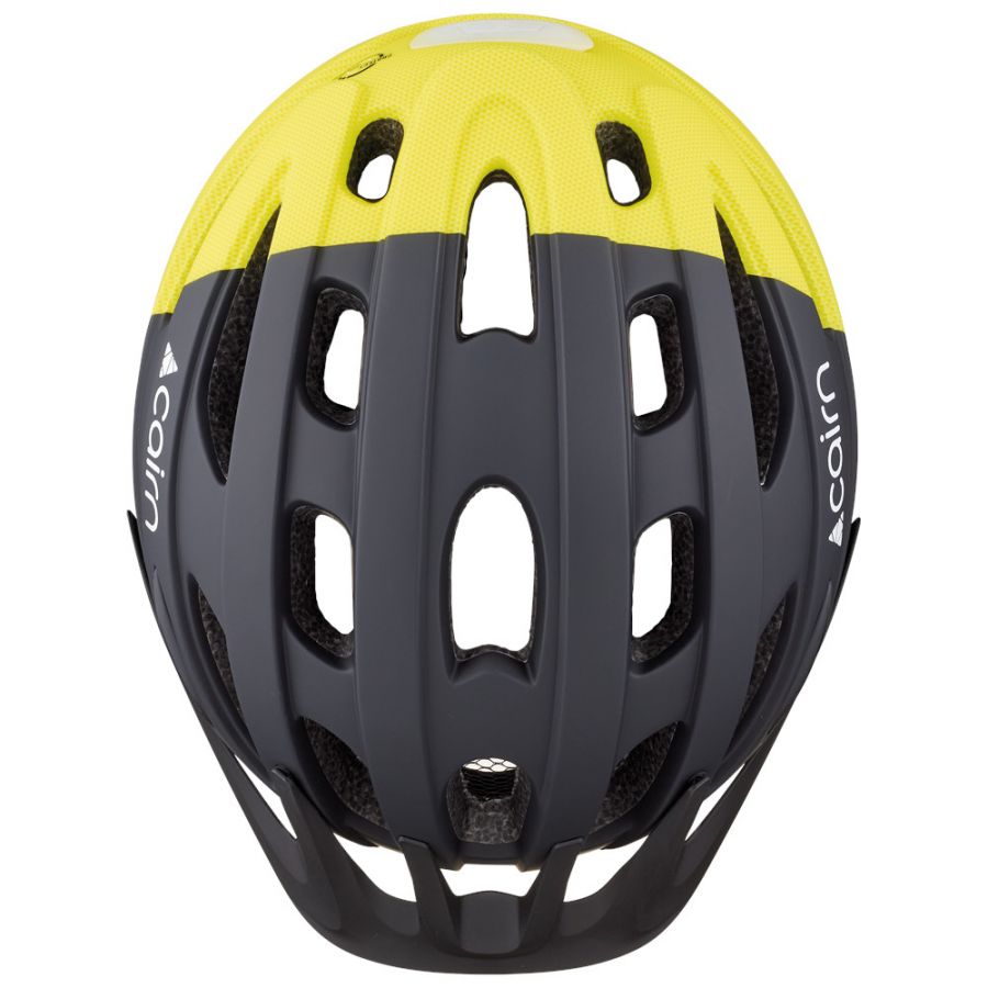 Cairn Fusion, casque de vélo, noir/jaune